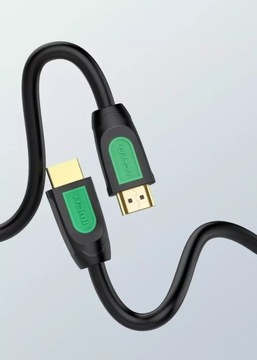Кабель UGREEN HDMI 2.0, 2 м, 19 контактов, 4K, 60 Гц, 30AWG, черный (10129)