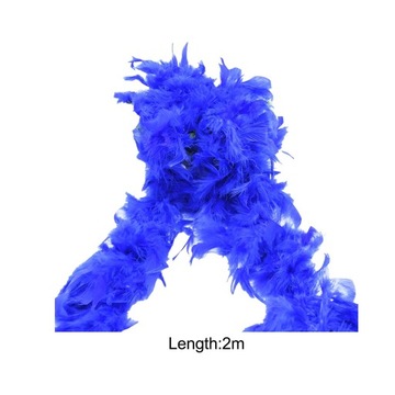 Карнавальный шарф для вечеринок, Шарф с перьями, Боа из перьев, Перья темно-синие