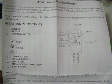 ДЕТЕКТОР LOOKER ДЕТЕКТОР проводов в стене