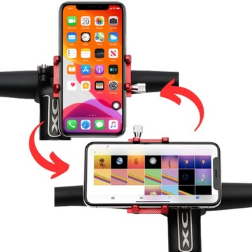 ПРОЧНЫЙ АЛЮМИНИЕВЫЙ ДЕРЖАТЕЛЬ ДЛЯ ТЕЛЕФОНА GUB 81, РЕГУЛИРУЕМЫЙ НА РУЛЕ