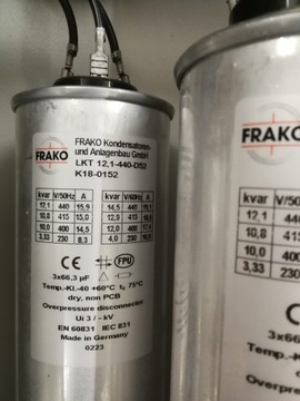 Шкаф конденсаторный FRAKO LKT 12.1-440-D52