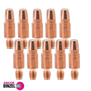 Końcówka BINZEL M6/1.0 mm CuCrZr 140.0245 10 sztuk