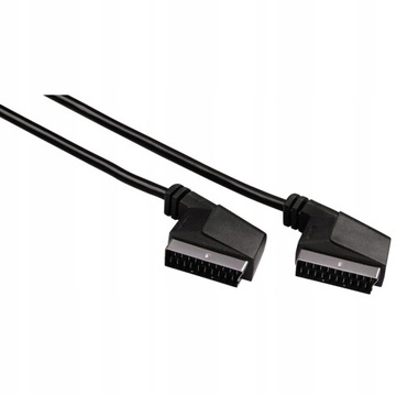 Hama Scart kabel SCART 3 m SCART (21-pin) Czarny