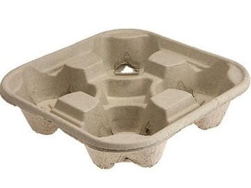 Cup-holder na 4 kubki wytłaczany 50 sztuk