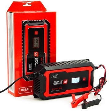 PROSTOWNIK IDEAL PRAKTIK CHARGER 10 LCD 6/12 V
