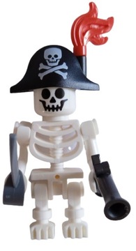 Lego figurka Castle Szkielet Pirat 1 szt N