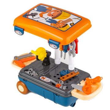 СТОЛ С ИНСТРУМЕНТАМИ ДЛЯ ИГРЫ «Сделай сам» С ИНСТРУМЕНТАМИ, СЛОЖЕННЫМИ В КОРПУС