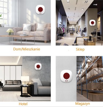 Wewnętrzna bezprzewodowa syrena alarmowa 433 MHZ AlarmZone WSR020 do alarmu