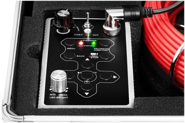 Эндоскопическая диагностическая инспекционная камера в футляре 12 светодиодов TFT 7 дюймов SD 30 м