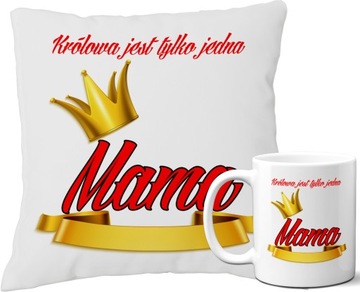 ZESTAW PODUSZKA + KUBEK - PREZENT DZIEŃ MAMY MATKI