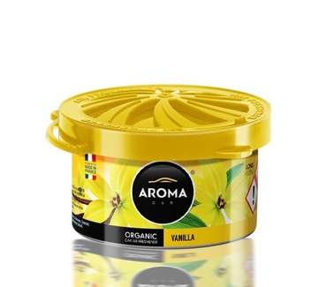 AROMA CAR ZAPACH DO SAMOCHODU VANILLA Organic