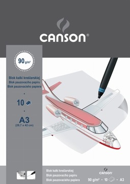 KALKA TECHNICZNA A3 90G 10SZT CANSON