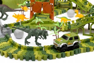 МЕГА ГОНОЧНАЯ ТРЕК ПЕТЛА ДИНОЗАВР ДИНО ПАРК 290 шт.