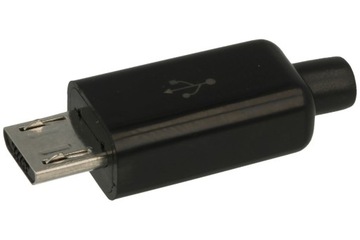Wtyk microUSB B USB 2.0 0,5A 30V
