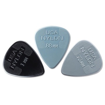 Медиатор для гитары, 6 шт. Нейлоновые медиаторы Dunlop КАЧЕСТВО