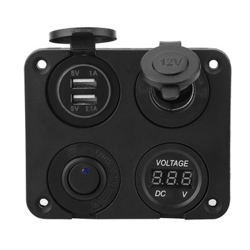 РАЗЪЕМ ПРИкуривателя USB 12V ПАНЕЛЬ ПЕРЕКЛЮЧАТЕЛЕЙ