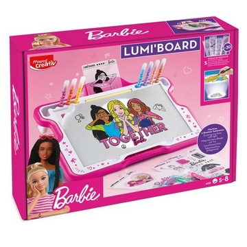 Tablica podświetlana Maped Lumi Board Barbie