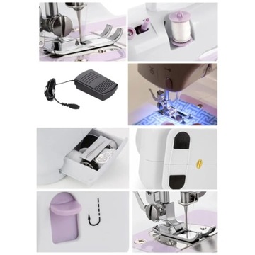 Mini Maszyna do Szycia dla Dzieci 12 Ściegów Przenośna + Akcesoria