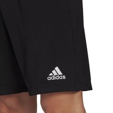 adidas krótkie spodenki męskie z kieszeniami kieszonkami czarne r. M