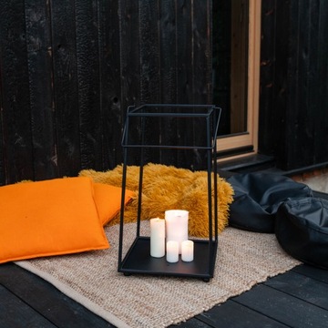 ФОНАРЬ ЧЕРНЫЙ МЕТАЛЛИЧЕСКИЙ ЛОФТ ДЛЯ ГОСТИНОЙ ЦЕЛЬСВАРНОЙ ПРОЧНЫЙ ПРОЧНЫЙ