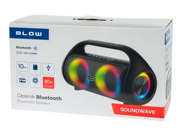 Bluetooth -динамик портативный беспроводной водонепроницаемый IPX5 FM USB RGB Radio