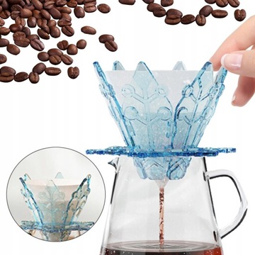 Залейте кофейные фильтры Dripper