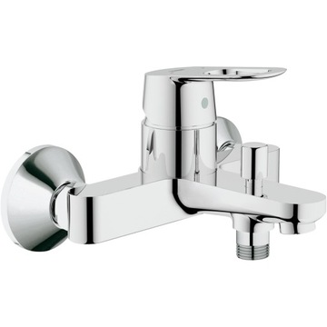 Bateria wannowo-prysznicowa jednouchwytowa ścienna chrom Grohe BAULOOP