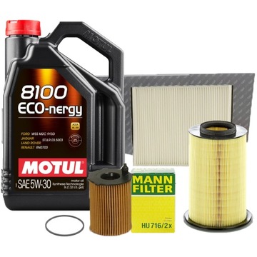 Olej Motul 5w30 4 litry do FORD FOCUS MK3 1.6 TDCi FILTRY
