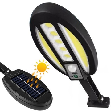 Verk 12293 Oświetlenie uliczne słoneczne 95 LED COB