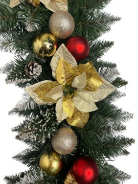 ЕЛОЧНАЯ ГИРЛЯНД, РОЖДЕСТВЕНСКОЕ УКРАШЕНИЕ, ТОЛЩАЯ, 100 см