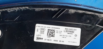 1X NOVÁ SVĚTLO ZADNÍ LEVÝ AUDI Q4 E-TRON 89A945091 EVROPA