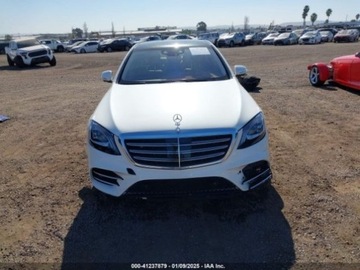 Mercedes Klasa S W222 2019 Mercedes-Benz Klasa S 2019r., S 560, od ubezpieczalni 4.0 Benzyna 463KM, zdjęcie 1