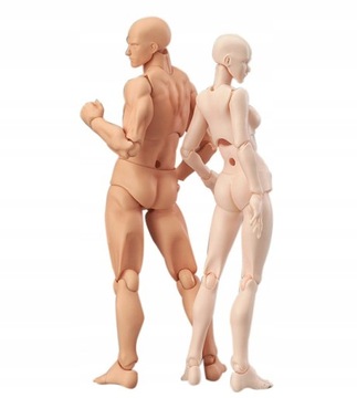 ZESTAW MANEKINY MODELE FIGURKI DO RYSOWANIA 2 SZT