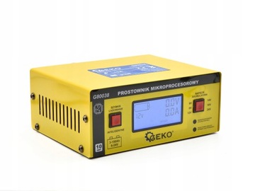 Микропроцессорный автомобильный выпрямитель для зарядки LCD 6/12/24В