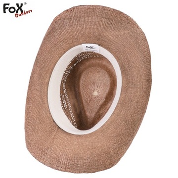 КОЛОРАДО КОВБОЙСКАЯ ШЛЯПА Коричневая ЛИСА НА УЛИЦЕ