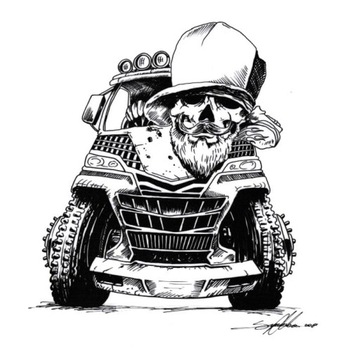 MONSTER TRUCK NAKLEJKA NA SAMOCHÓD