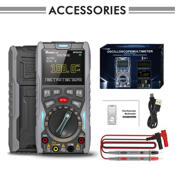 МУЛЬТИМЕТРНЫЙ ОСЦИЛЛОГЕНЕРАТОР MDS9208 MUSTOOL 3в1