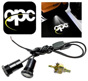 2x PROJEKTOR LED LOGO OPC OPEL ASTRA CORSA MERIVA VECTRA ZAFIUR