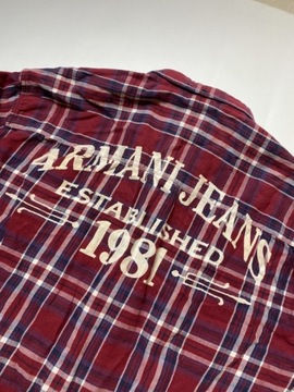 Armani JEANS ESTABLISHED 1981 AJ oryginalna KOSZULA w KRATKĘ L/XL