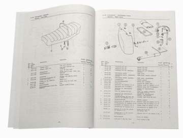 Katalog części MZ ETZ 251 301 - 1 edycja 1990 - format A4