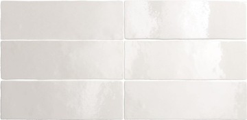 glazura płytki cegiełki białe 6,5x20 EQUIPE ARTISAN WHITE 20x6,5
