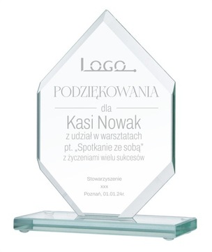 STATUETKA SZKLANA GS110-18 + GRAWER