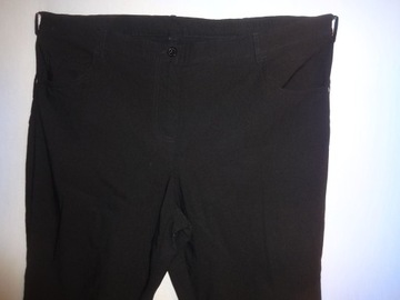 Spodnie C&A na suwak 50 czarne elastyczne