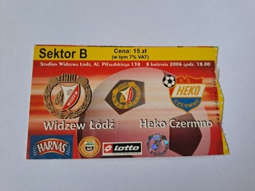 WIDZEW ŁÓDŹ - HEKO CZERMNO 08-04-2006