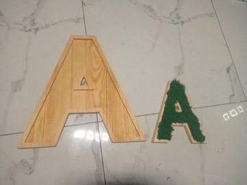 деревянные объемные буквы высотой 40 см.