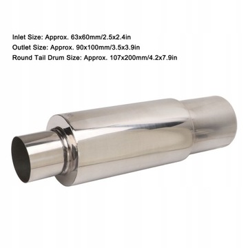 Резонатор глушителя из нержавеющей стали