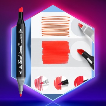 MARKERY ALKOHOLOWE FLAMASTRY MAZAKI PISAKI 80SZT PRO + TORBA Z PRZEGRÓDKAMI