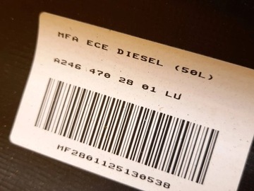 MERCEDES A W176 1.8CDI NÁDRŽ PALIVA A2464702801
