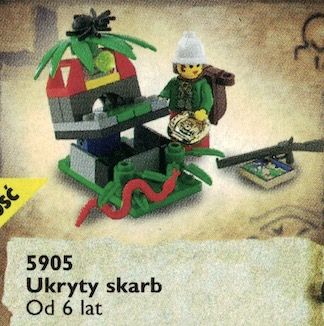 LEGO Adventurers System 5905 — Спрятанное сокровище J.NEW