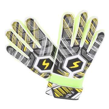 1 пара детских футбольных перчаток E6, латексные вратарские перчатки